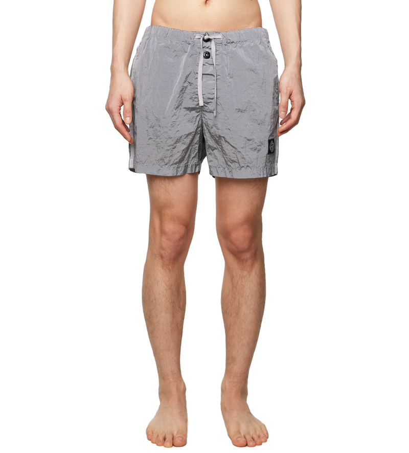 Logo Patch Swim Short Grey - M