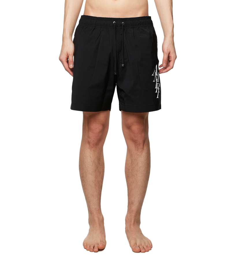 Logo Swim Trunk Black - L