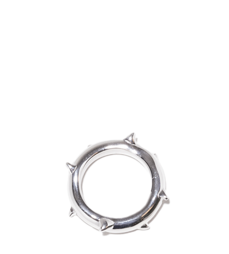 Thorn Band Ring Silver - 8