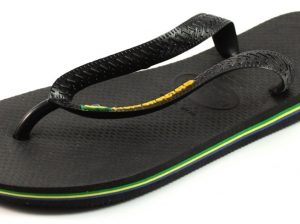 Havaianas Brasil Logo slippers Zwart HAV43