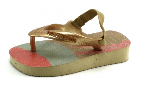 Havaianas slippers Baby Brasil logo Beige / Khaki HAV28