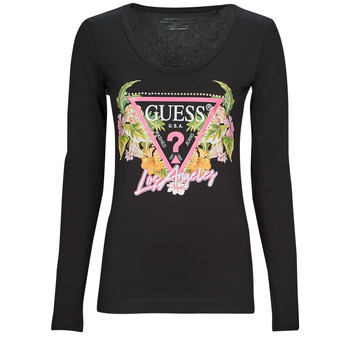 T-Shirt Lange Mouw Guess LS SN TRIANGLE FLOWERS TEE"