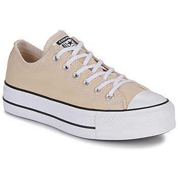 Lage Sneakers Converse CHUCK TAYLOR ALL STAR LIFT PLATFORM SEASONAL COLOR-OAT MILK/WHIT"