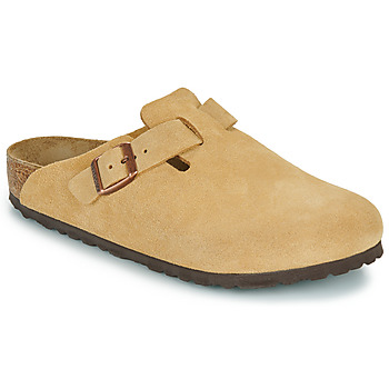 Klompen Birkenstock Boston LEVE Latte Cream"