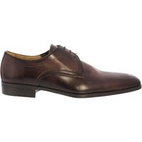 Giorgio 38202 Donker bruine leren veterschoen (104 Caffe)