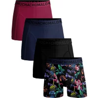 Muchachomalo Heren 4-pack boxershorts print/effen