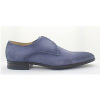 Giorgio 38202 suede licht blauwe veterschoenen met rubber zool