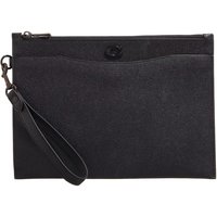 Coach Kleine handtassen - Pouch Wristlet In Crossgrain Leather in zwart