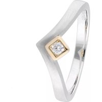 VOLARE Ringen - Ring with 1 brilliant approx. 0.06ct in multi