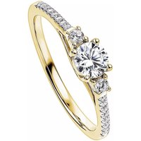 Created Brilliance Ringen - The Olivia Lab Grown Diamond Ring in gold