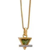 Rachel Jackson London Kettingen - Elements Earth Sign Peridot Necklace in green