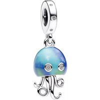 Pandora Charms - Colour-changing Jellyfish Dangle Charm in light blue