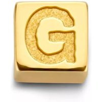 Isabel Bernard Charms - G Gold Le Carré Felie 14 Karat Cube Charm in gold