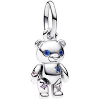 Pandora Charms - Celestial teddy bear sterling silver dangle with f in multi