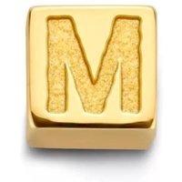 Isabel Bernard Charms - M Gold Le Carré Felie 14 Karat Cube Charm in gold