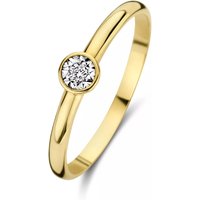 Isabel Bernard Ringen - Isabel Bernard De la Paix damen Ring 585 Gold IBD3 in gold