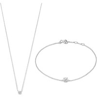 Isabel Bernard Kettingen - Cadeau D'Isabel Collier And Bracelet Giftset in silver