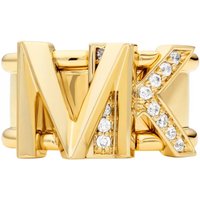 Michael Kors Ringen - 14K Gold-Plated Statement Logo Band Ring in gold