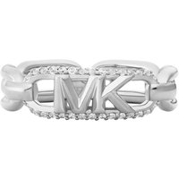 Michael Kors Ringen - Sterling Silver Pavé Empire Link Chain Ring in silver