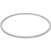 Swarovski Kettingen - Tennis Deluxe Round cut Rhodium plated in silver