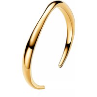 Pandora Armbanden - 14k Gold-plated open bangle in gold