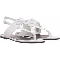 Calvin Klein Sandalen - Flat Sandal Toepost Hw in wit