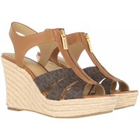 Michael Kors Sandalen - Berkley Wedge in bruin