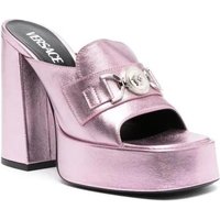 Versace Slippers - Medusa '95 Pink Mules Shoes in roze