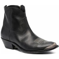 Golden Goose Boots & laarzen - Black Western Ankle Boots in zwart