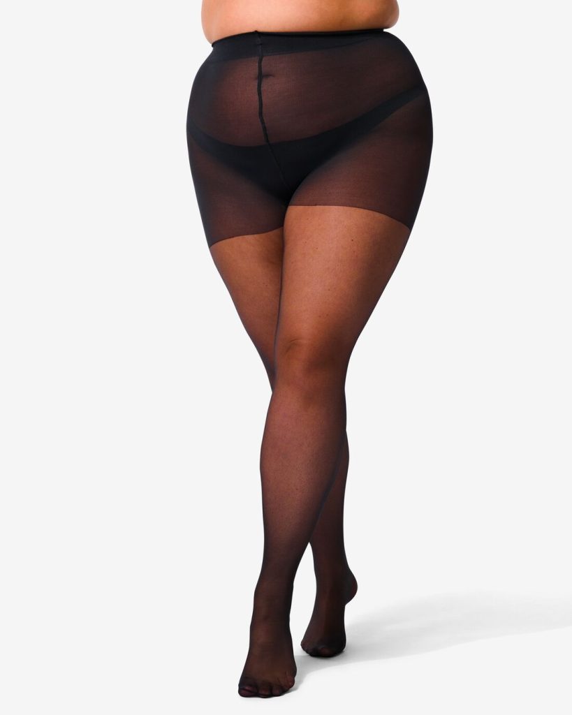 HEMA Panty Curvy Stretch 20 Denier Zwart (zwart)