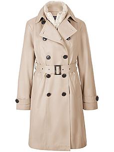 3-in-1 trenchcoat lange mouwen Van BASLER beige