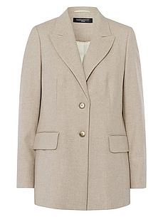 Lange blazer Van Fadenmeister Berlin beige