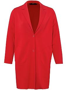 Lange jersey blazer Van frapp rood