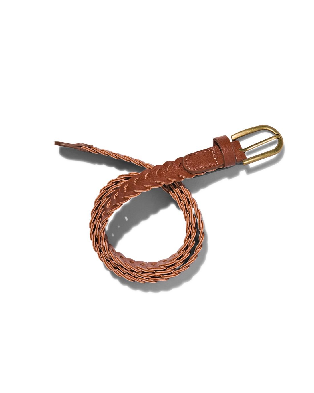 HEMA Gevlochten Dames Riem 2cm Bruin (bruin)