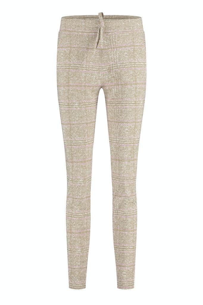 Studio Anneloes Female Broeken Downstairs Bonded Check Trousers 09929