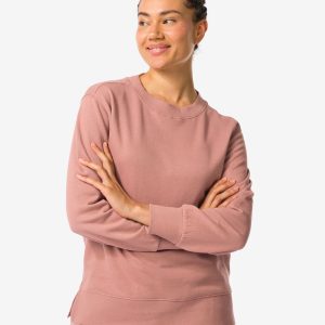 HEMA Dames Lounge Sweatshirt Lichtbruin (lichtbruin)