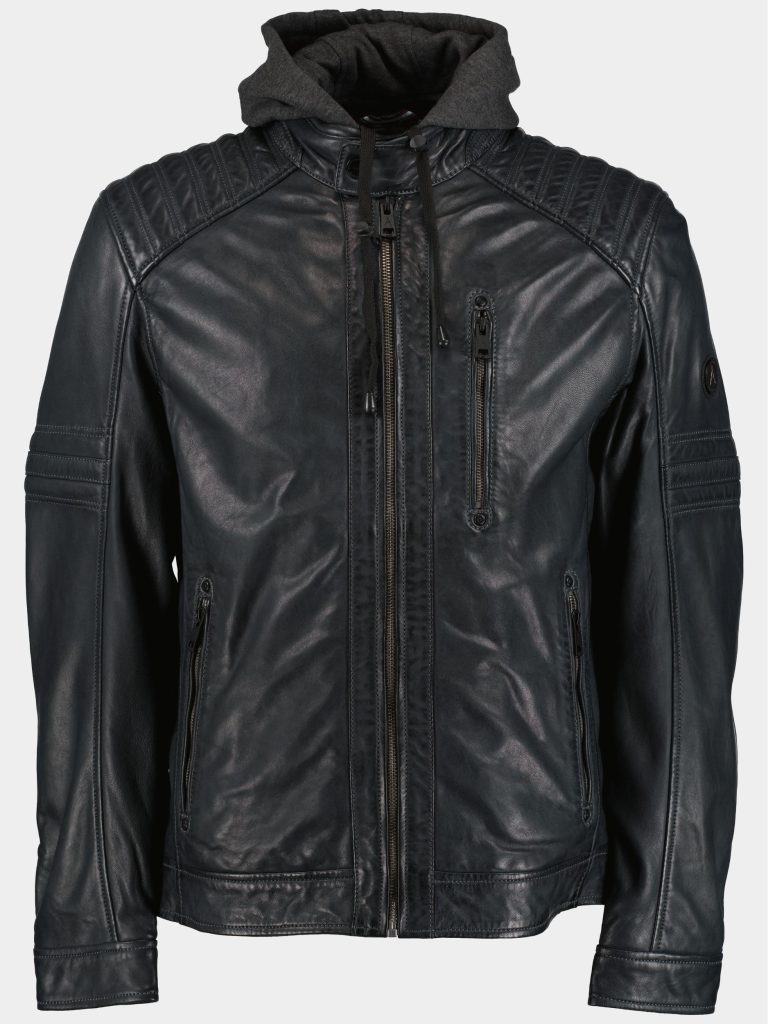 Donders 1860 Lederen Jack Blauw Leather Jacket 52320/790