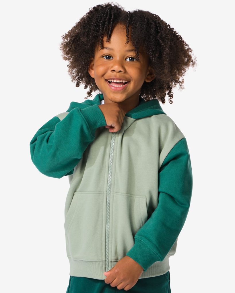 HEMA Kinder Sweatvest Groen (groen)