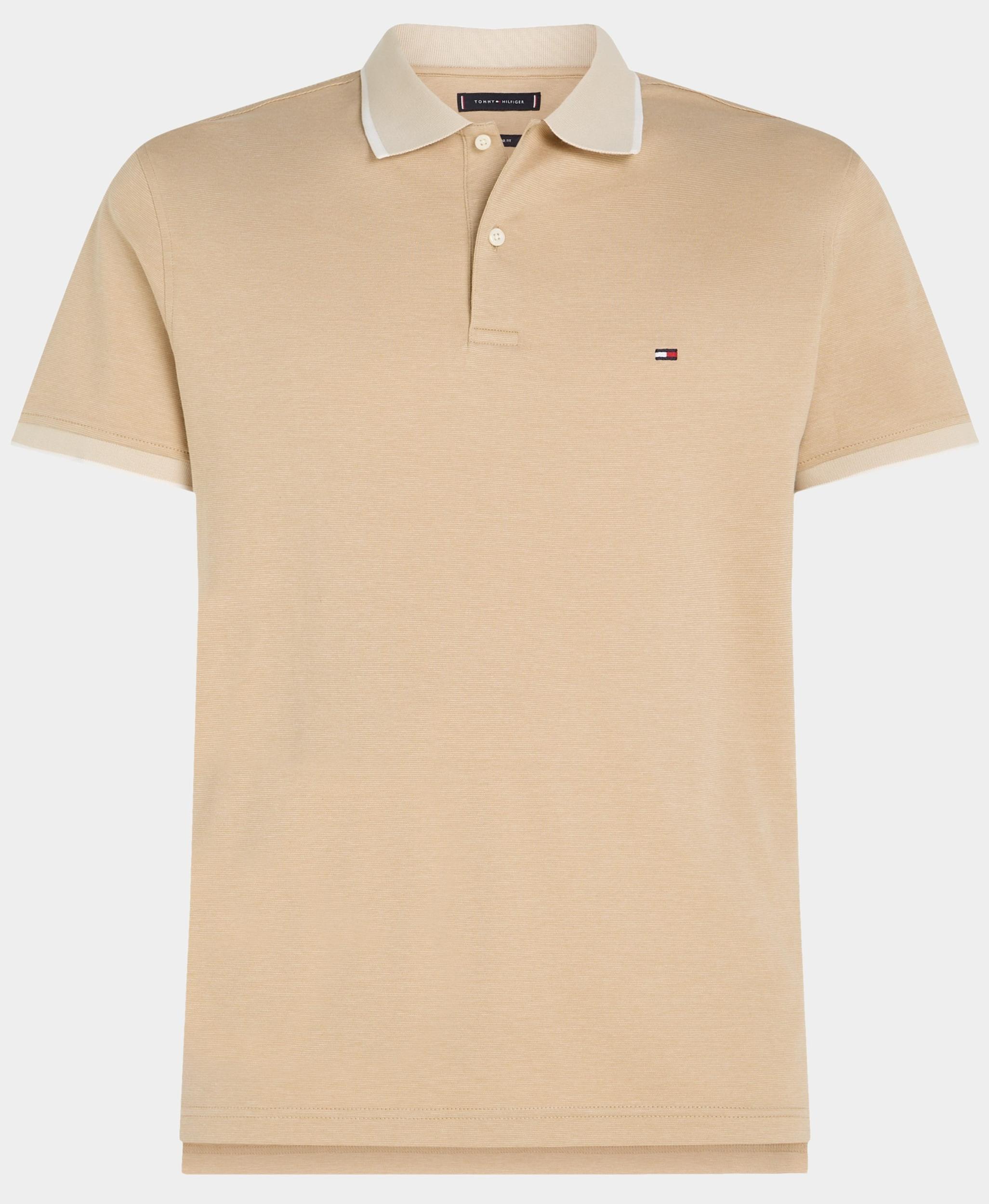 Tommy Hilfiger Polo korte mouw Bruin Two Tone Interlock Reg Polo MW0MW35596/0F4