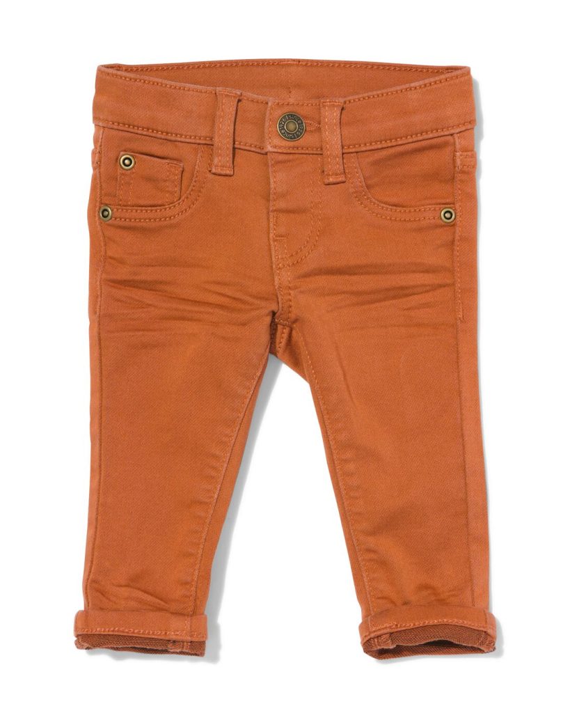 HEMA Kinder Broek Jogdenim Bruin (bruin)