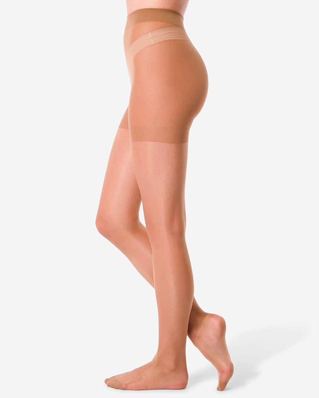 HEMA Pantys Glanzend 15denier - 2 Stuks Naturel (naturel)