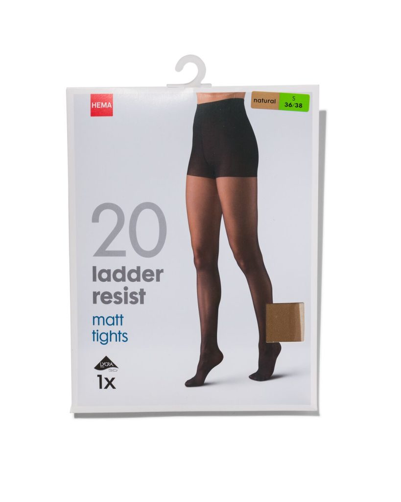 HEMA Panty Ladder Resist 20denier Naturel Naturel (naturel)