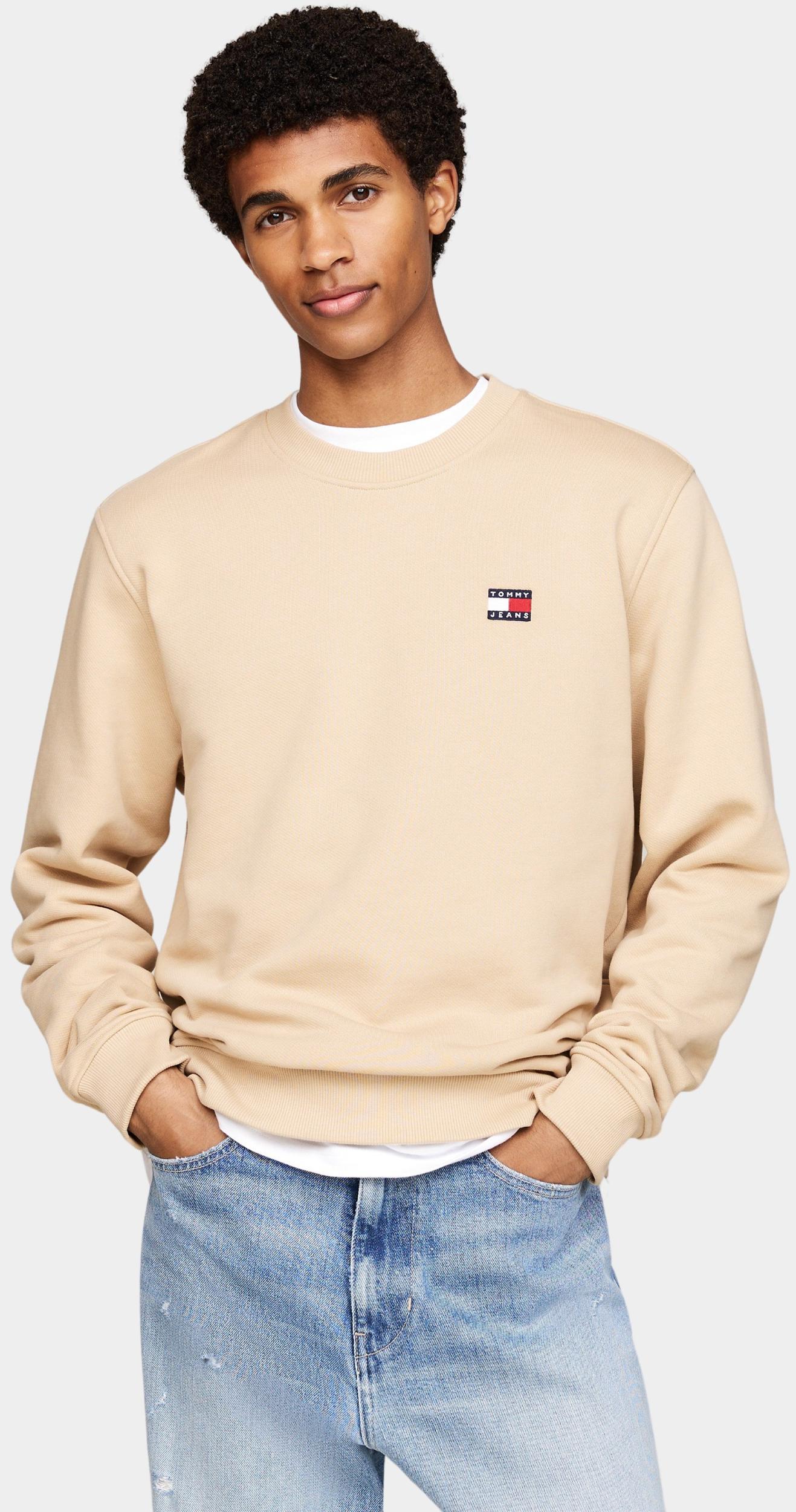 Tommy Jeans Pullover Bruin TJM Reg Badge Crew Ext DM0DM17986/AB9