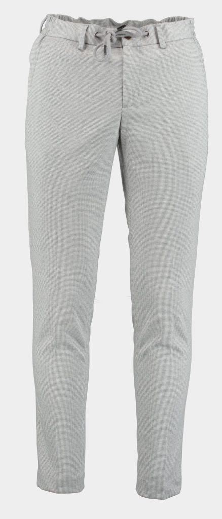 Born With Appetite Wollen Pantalon Grijs DAS drawstring trouser 24104DA36/920 mist