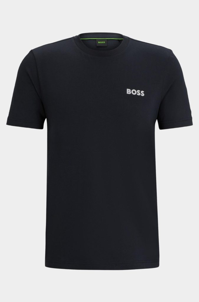 BOSS Green T-shirt korte mouw Blauw Tee 12 10260088 01 50515620/402