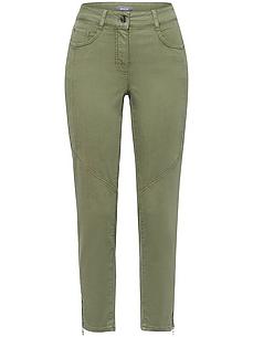 Slim Fit-jeans Van BASLER groen