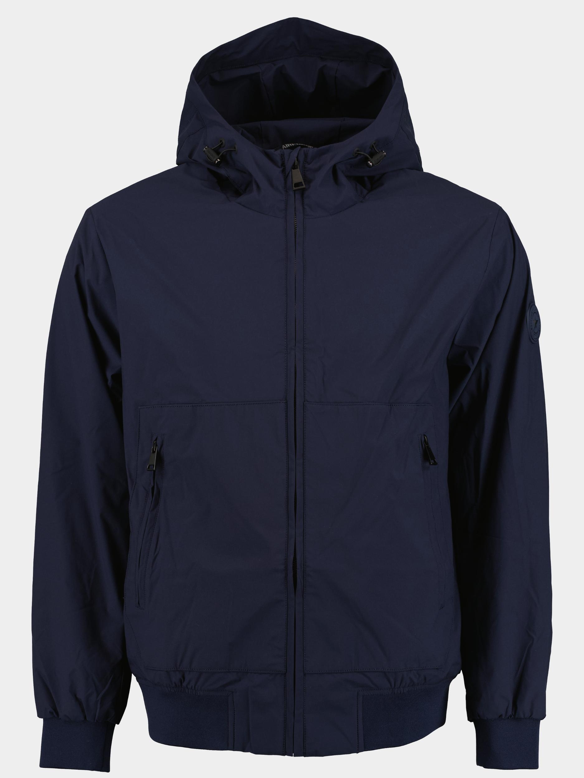 Airforce Zomerjack Blauw Hooded Four-way Stretch jacket FRM0962/545