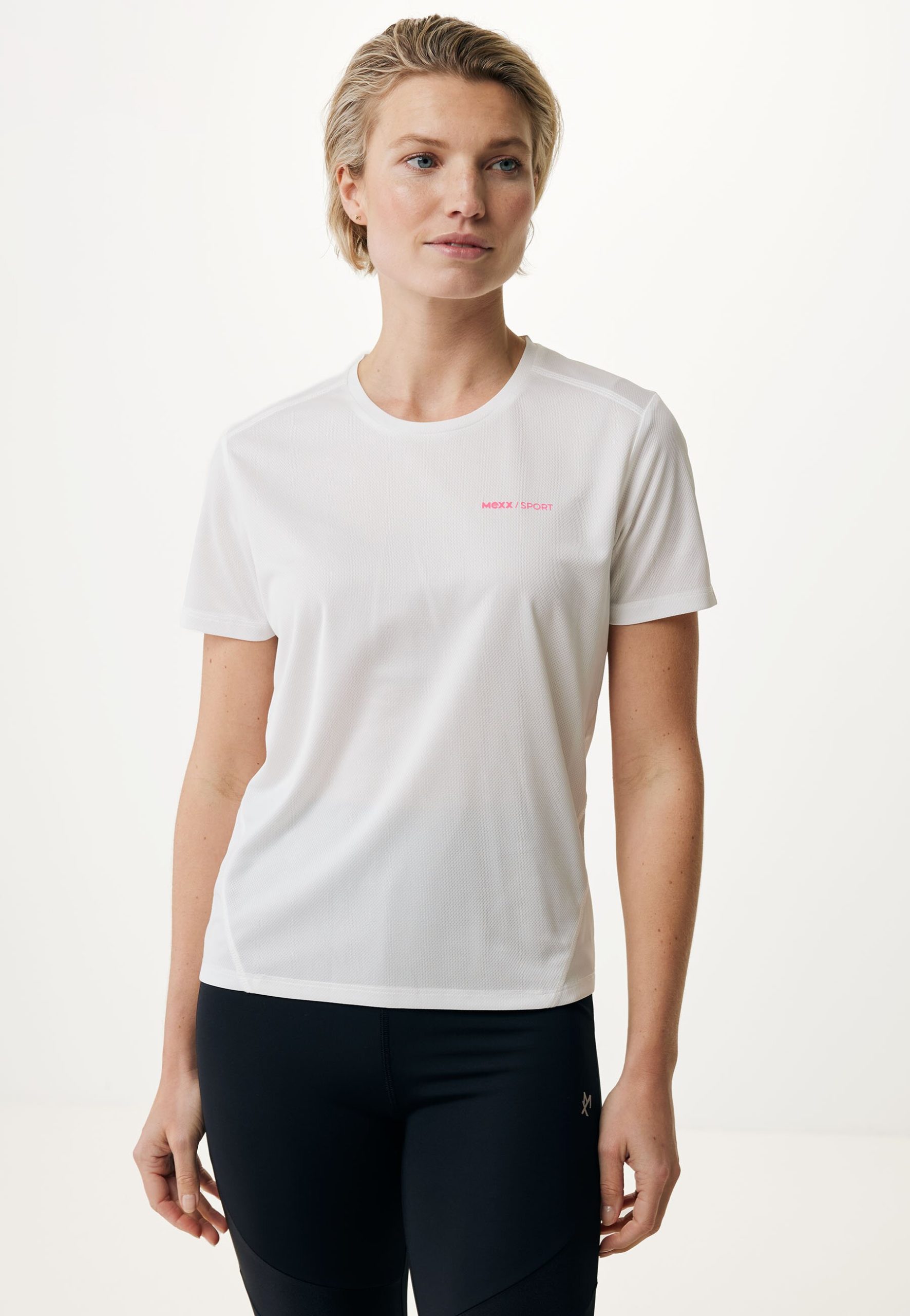 Korte Mouwen Sport T-shirt Off White