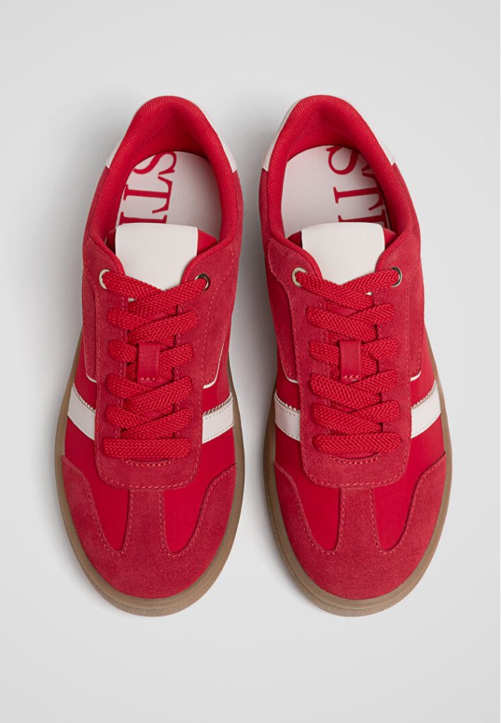 Stradivarius Casual retro sneakers  Rood 38