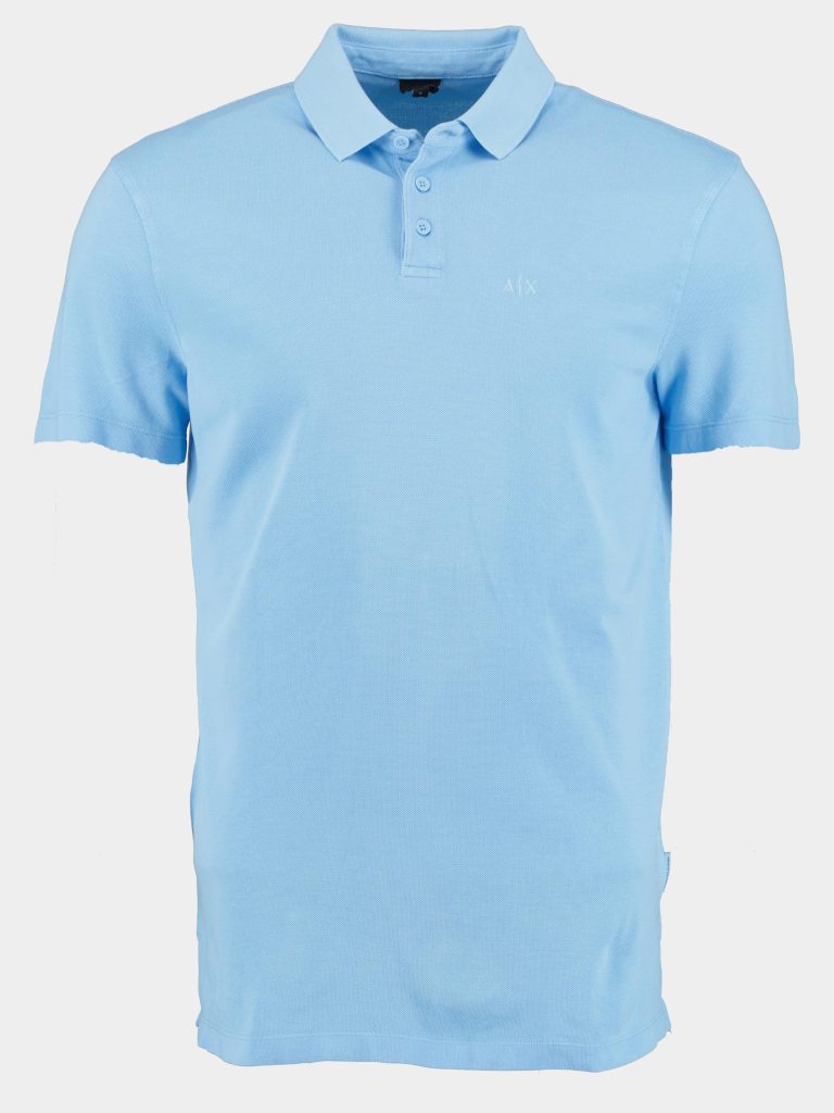 Armani Exchange Polo korte mouw Blauw 3DZFAB.ZJXUZ/15DF